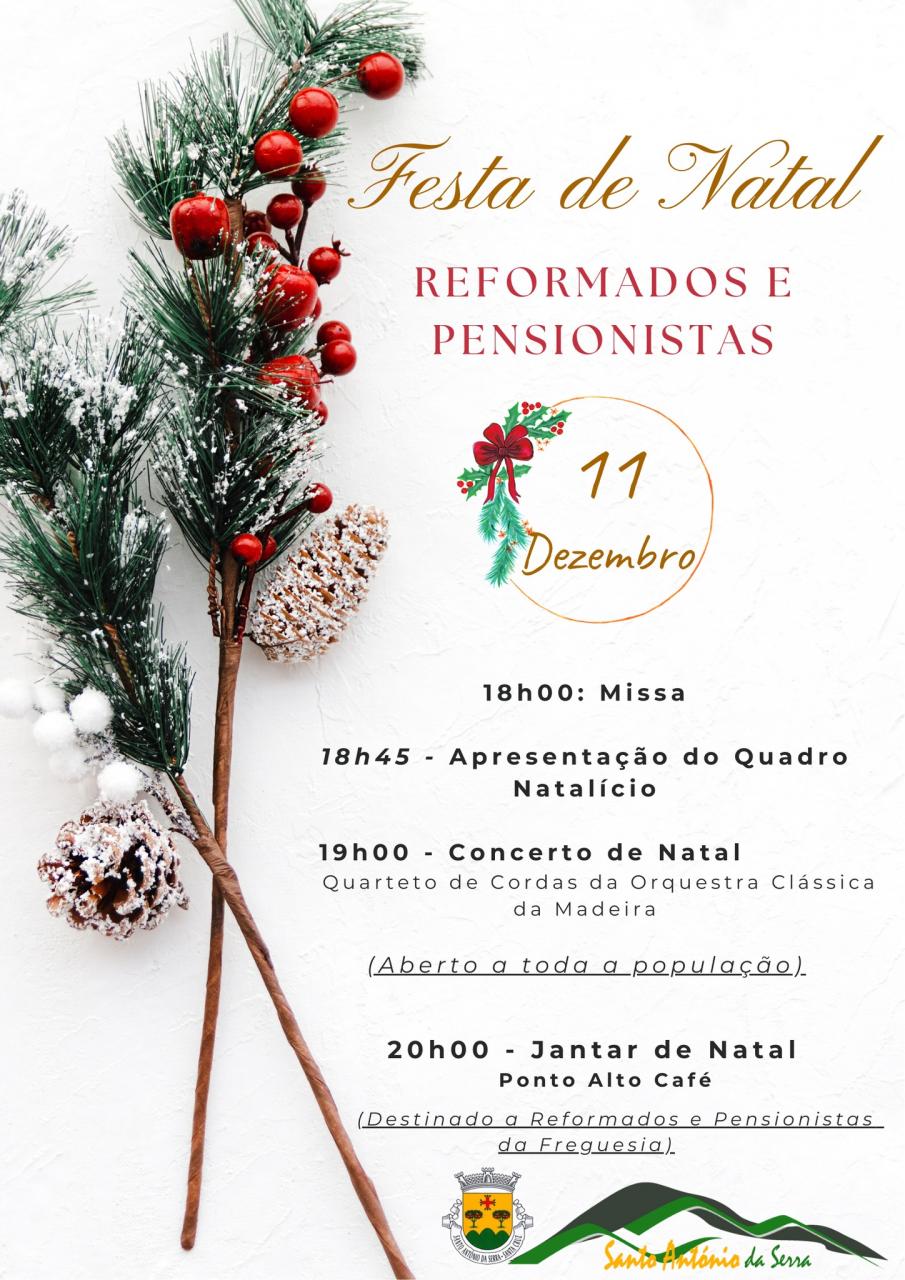 Festa de Natal - Reformados e Pensionistas